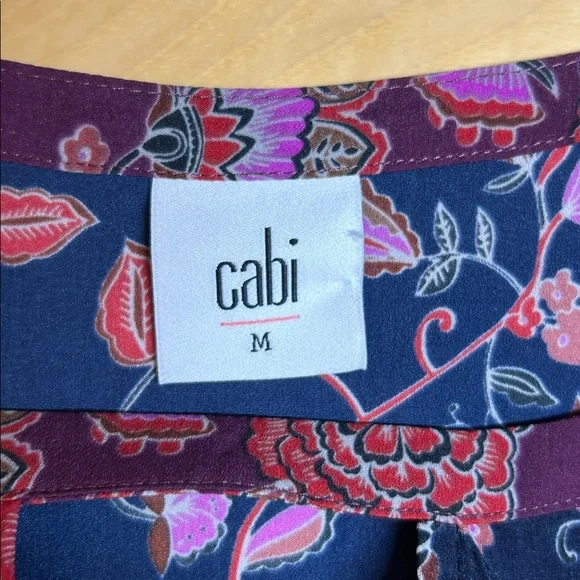 CAbi Multicolor Floral Long Sleeve Maxi Dress | Size Medium - Picture 11 of 11